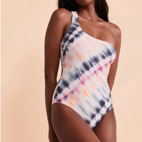 Rip Curl One Shoulder One Piece Swimsuit - Picture 1 of 3